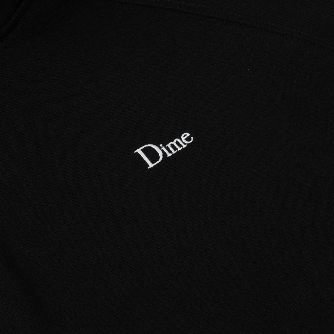 Classic Small Logo Zip Hoodie, Black