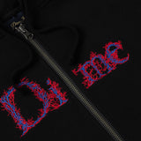 Classic Veins Zip Hoodie, Black