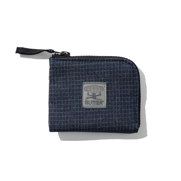 Butter Goods Zip Wallet, Denim