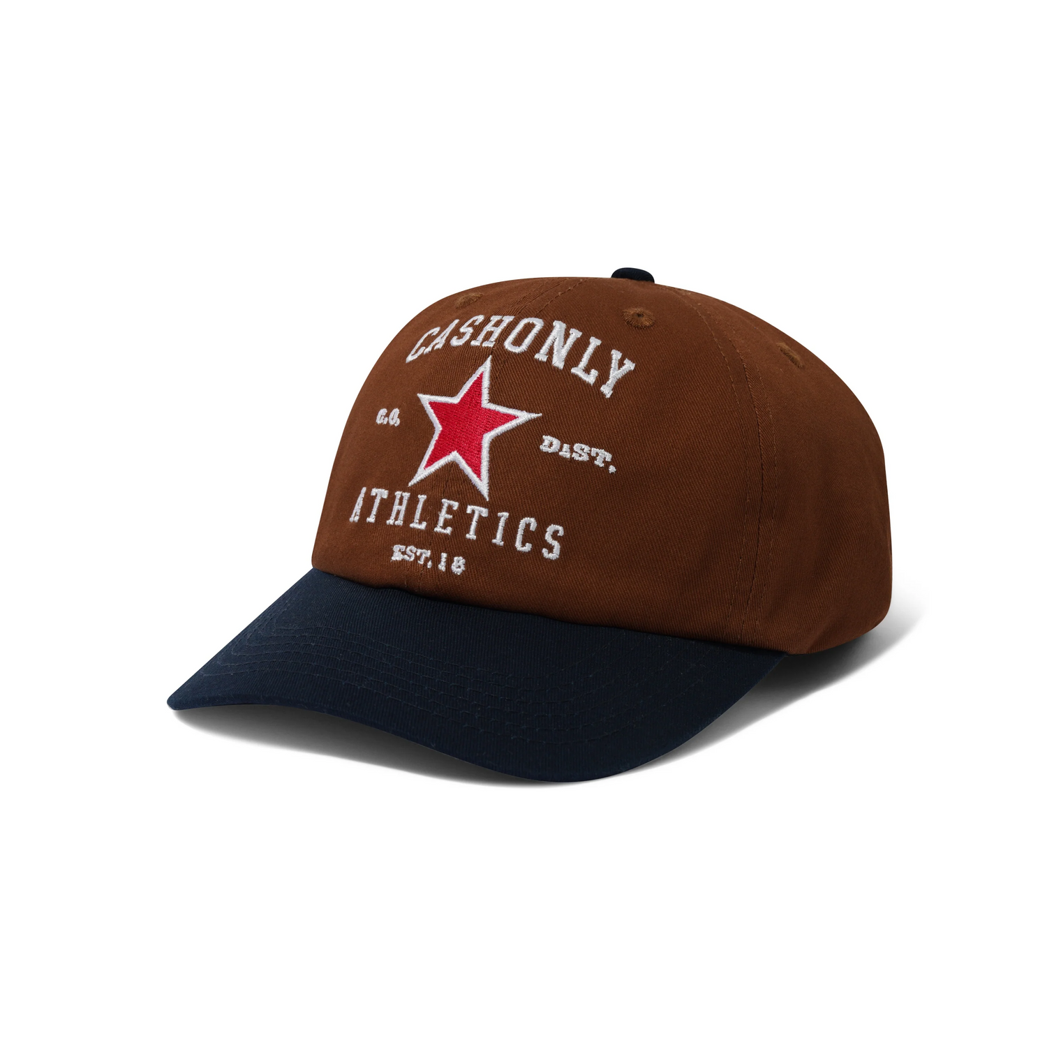 Athletics 6 Panel Cap, Brown / Midnight