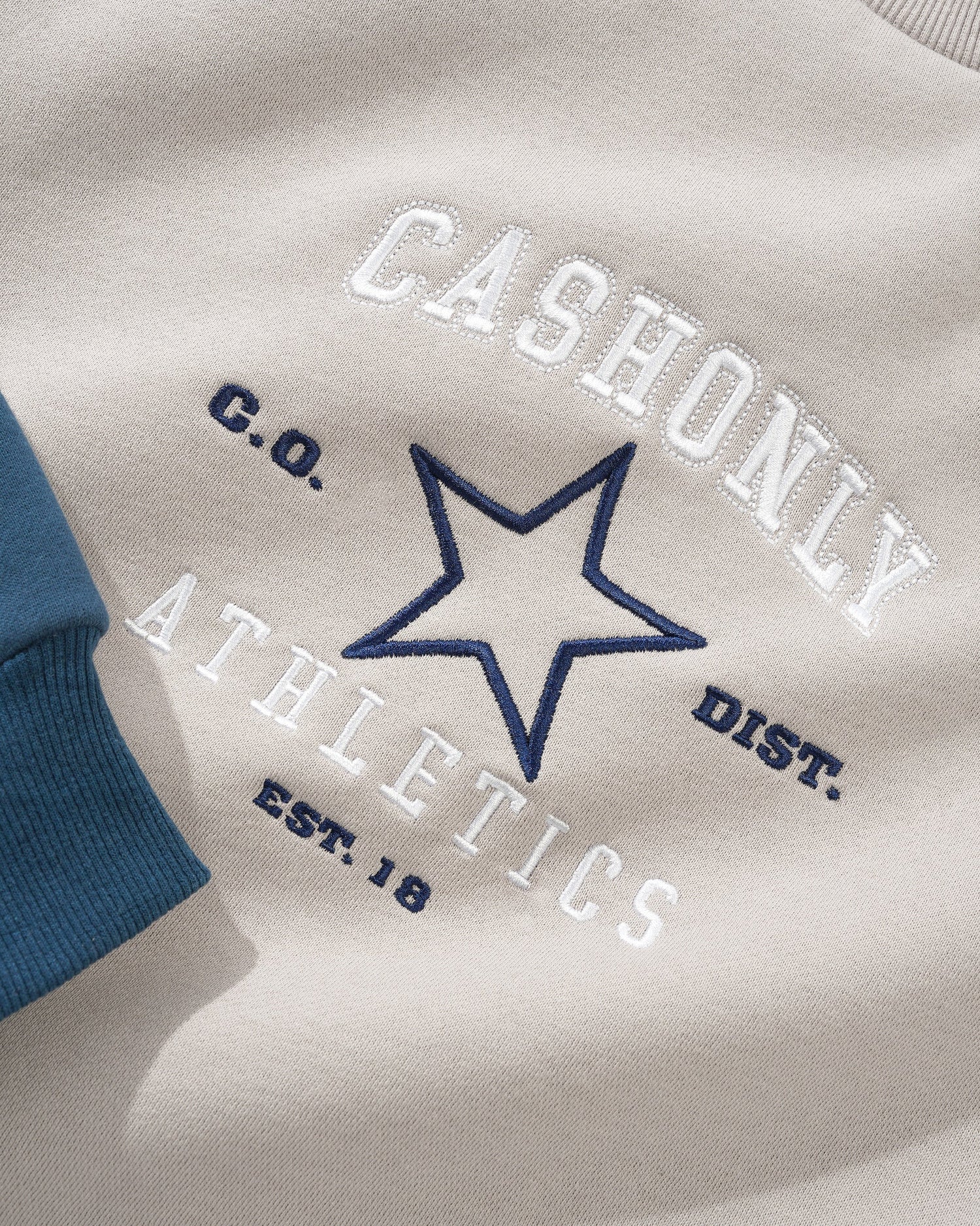 Athletics Crewneck, Grey