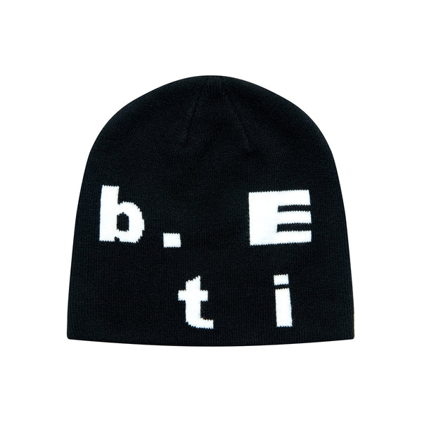 b.Eautiful Stacked Logo Beanie, Black