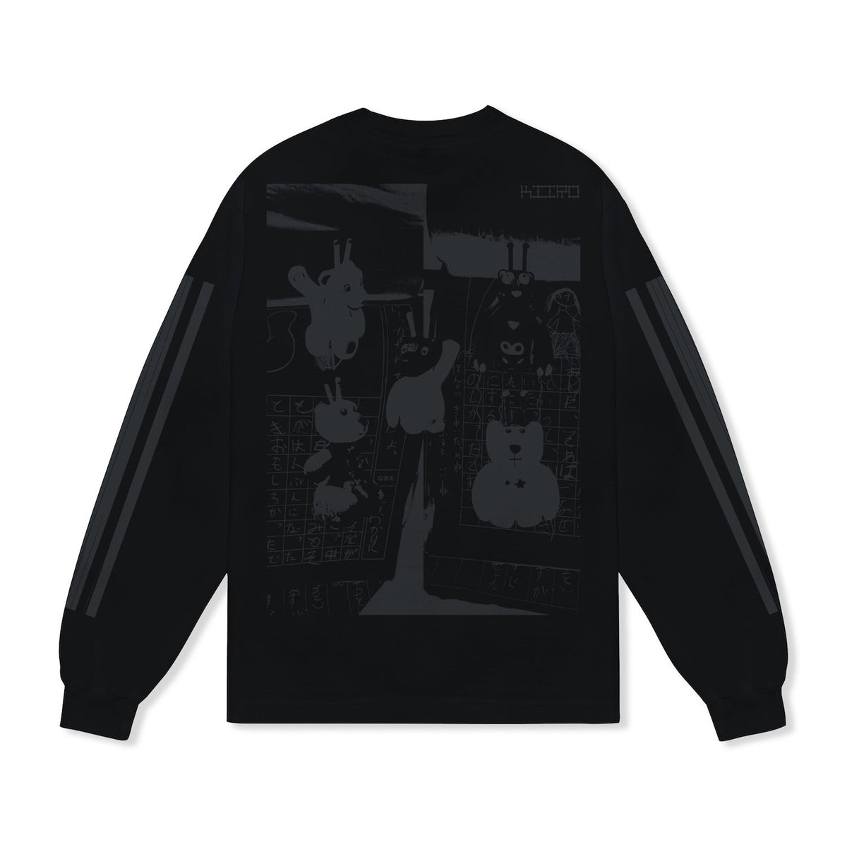 b.Eautiful x kiiro Shinkansen L/S Tee, Black