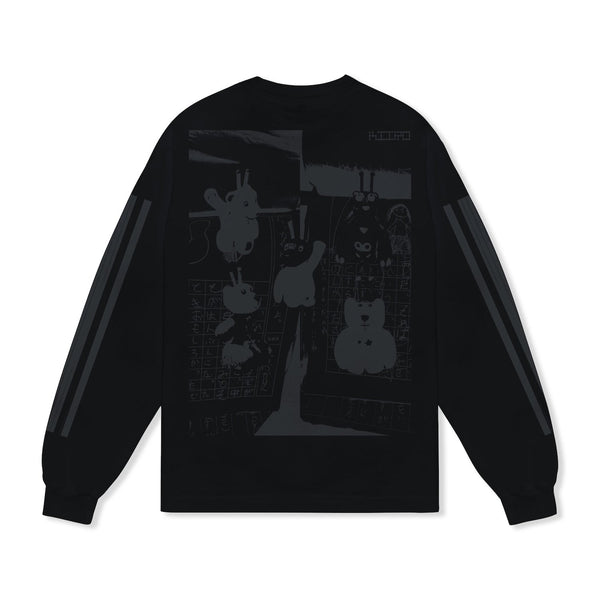 b.Eautiful b.Eautiful x kiiro Shinkansen L/S Tee, Black