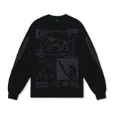 b.Eautiful x kiiro Shinkansen L/S Tee, Black