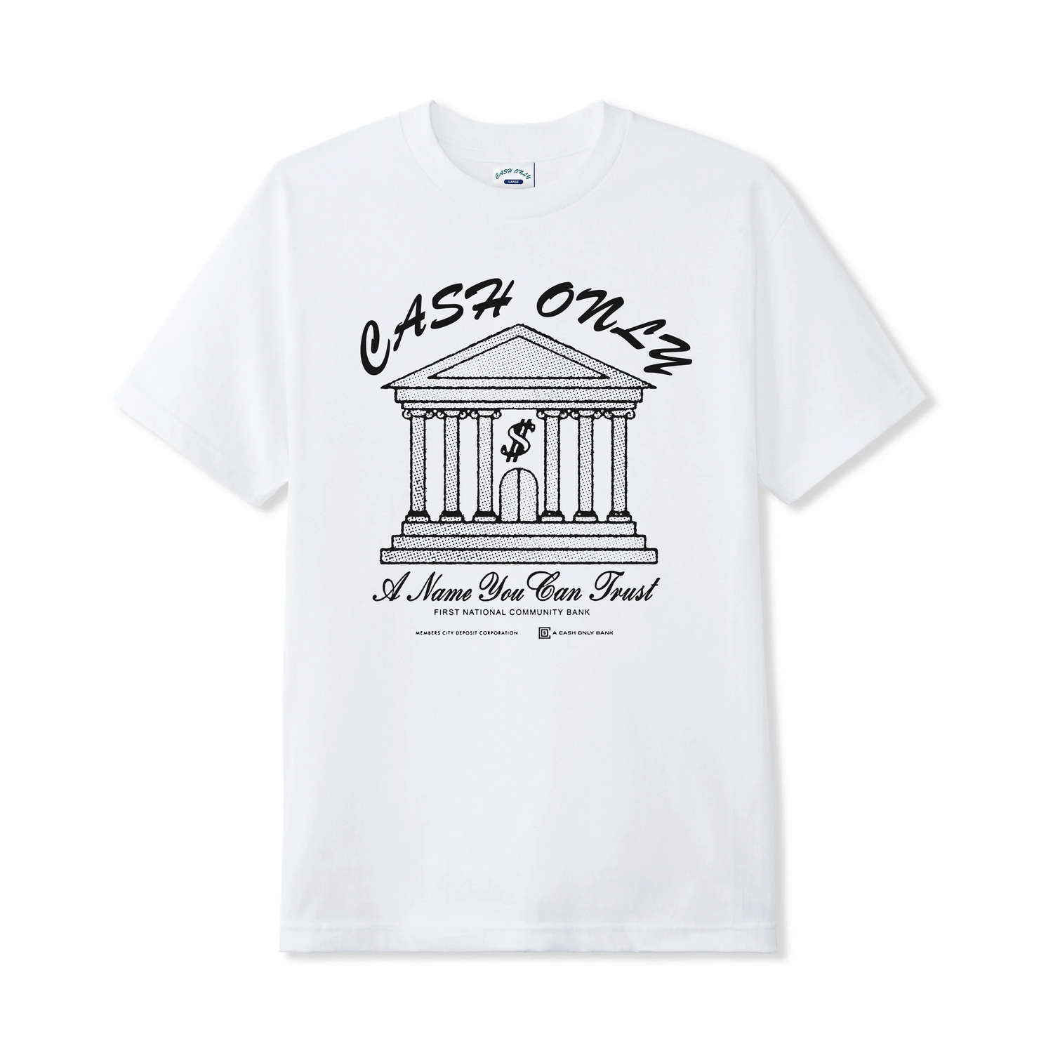 Bank Tee, White