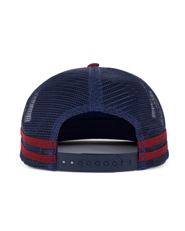 Brain Dead Logohead 5 Panel Trucker Cap, Navy