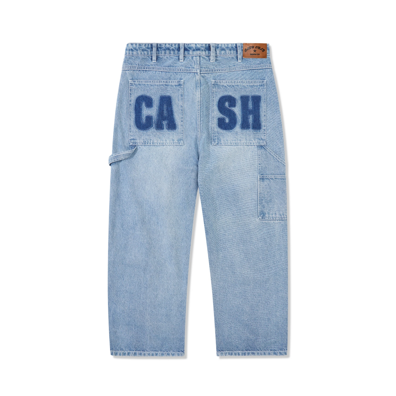 Blockout Denim Jeans, Silver Indigo Wash