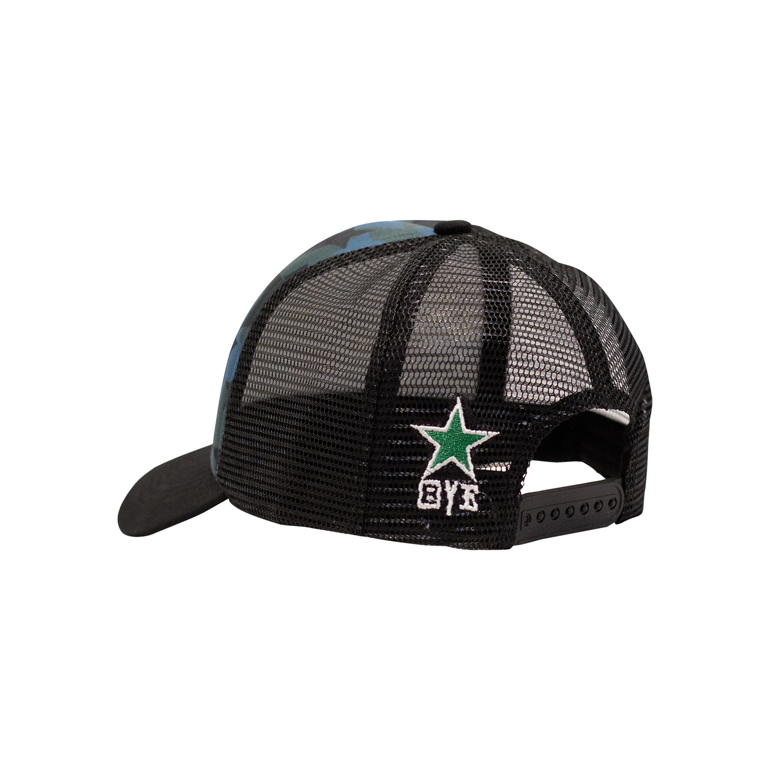 Star Camo Trucker Hat, Multi