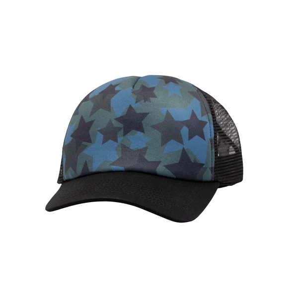 Bye Jeremy Star Camo Trucker Hat, Multi