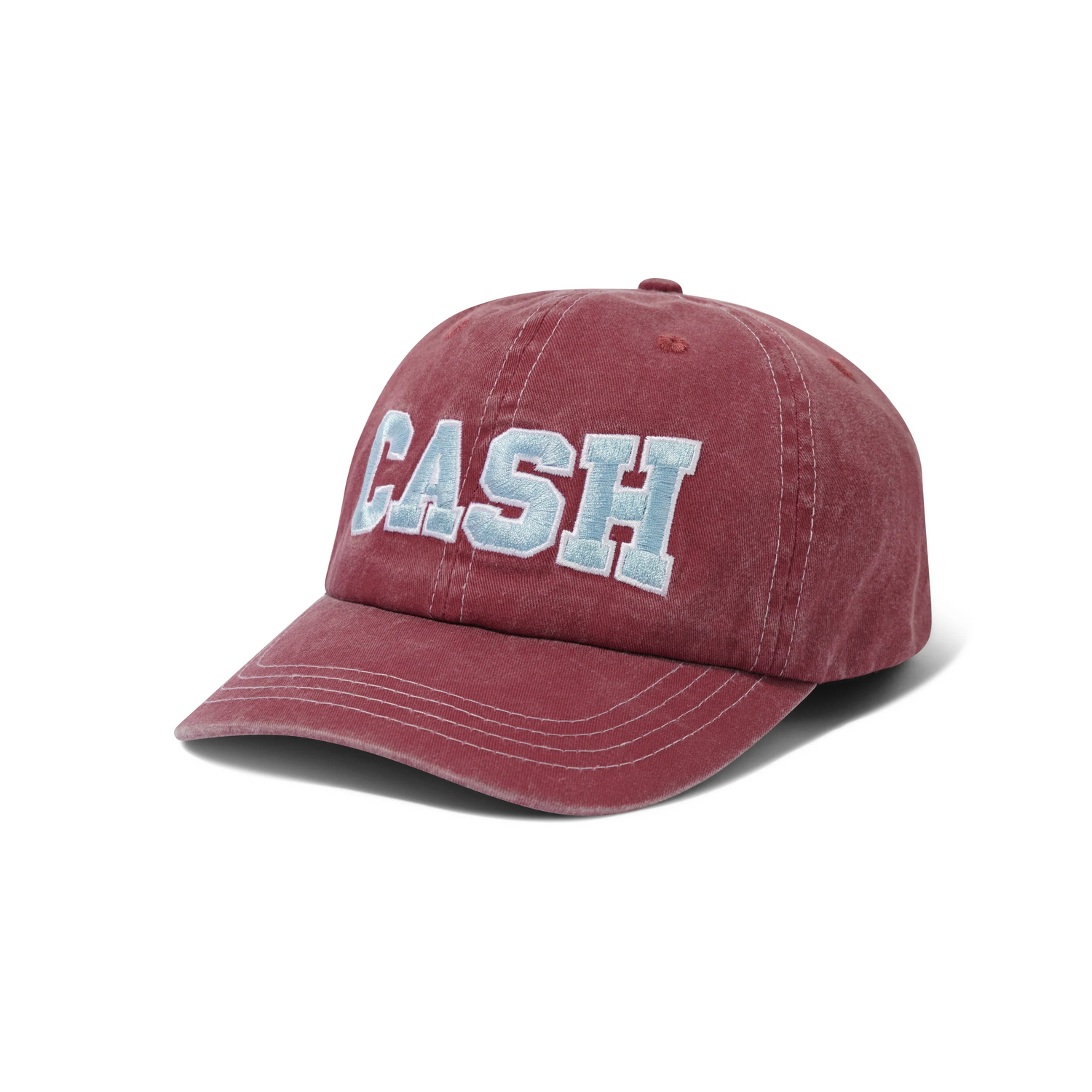 Campus 6 Panel Cap, Burgundy