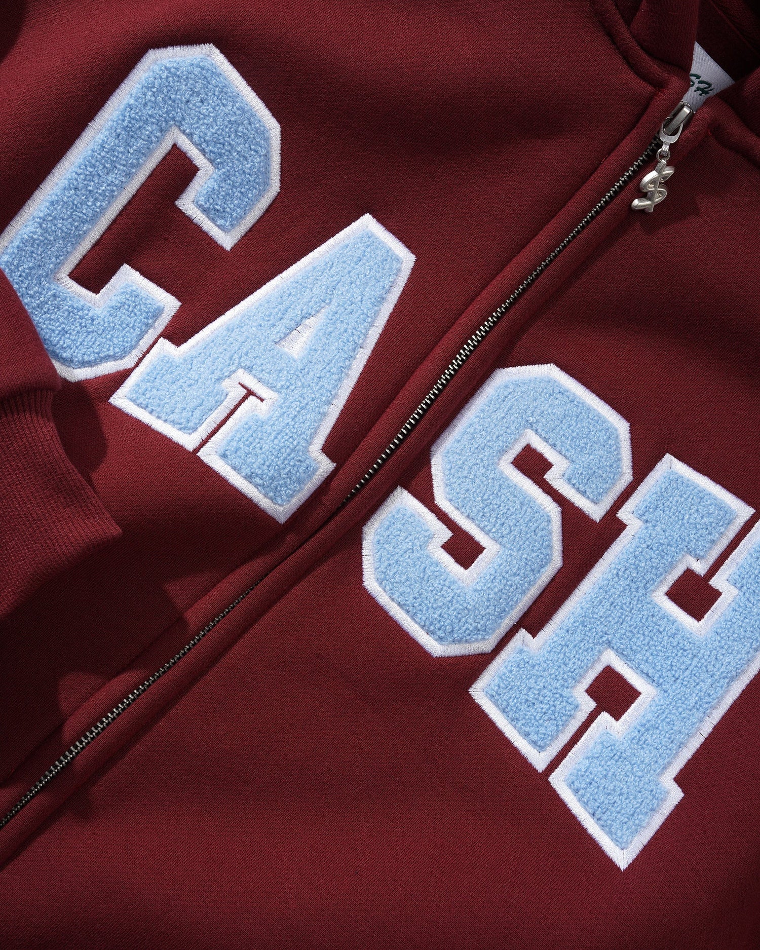 Campus Zip-Thru Hood, Burgundy