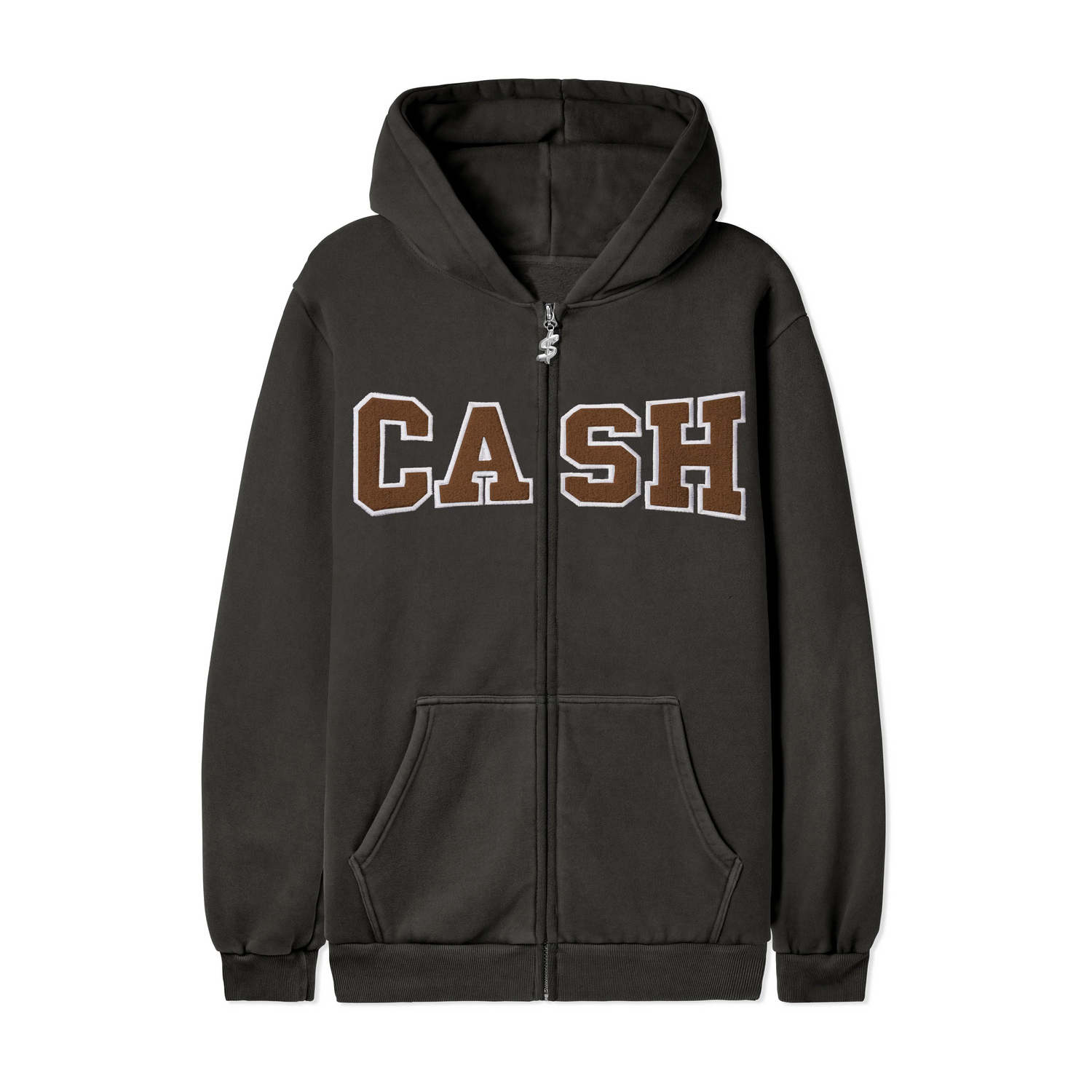 Campus Zip-Thru Hood, Charcoal