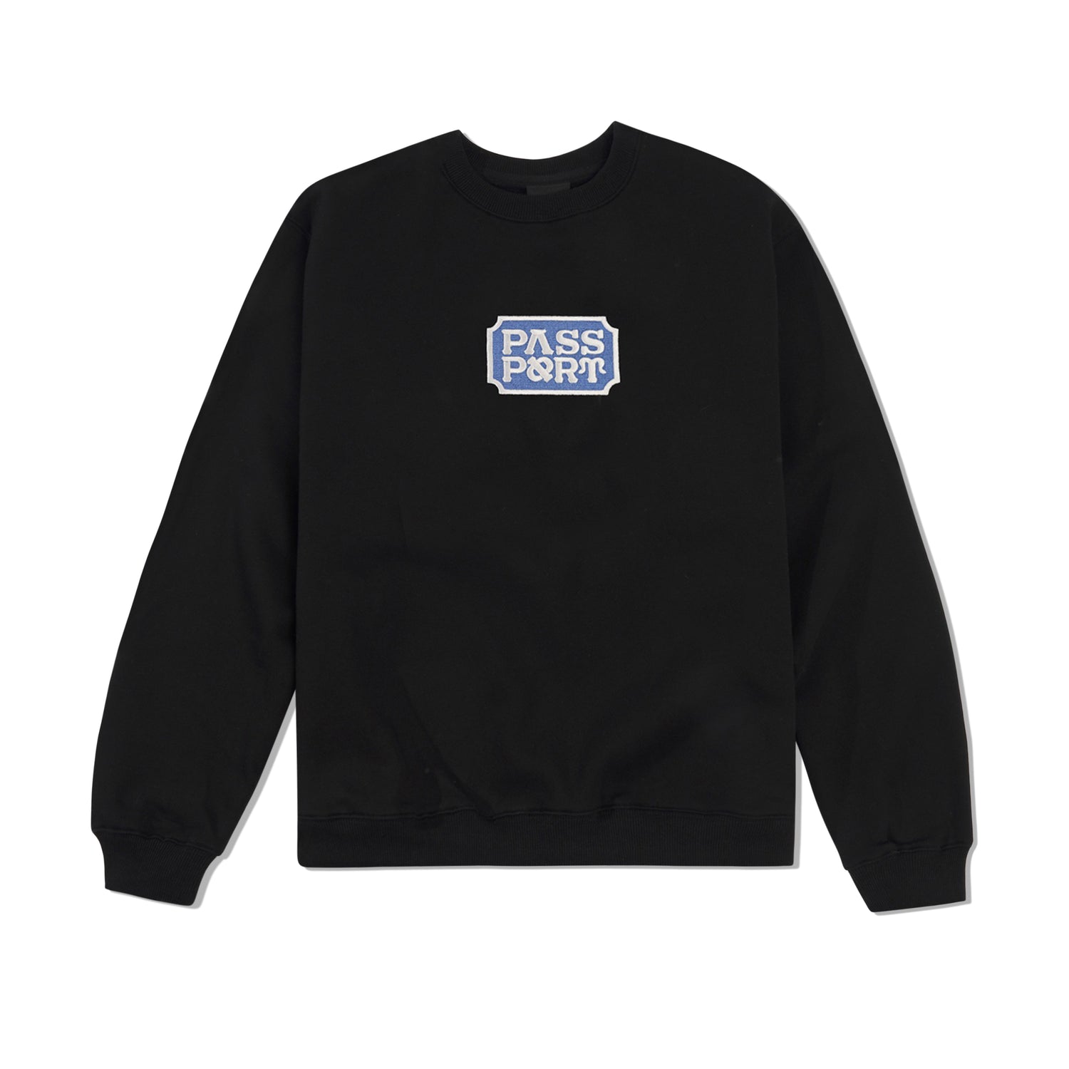 Yearbook Logo Crewneck, Black