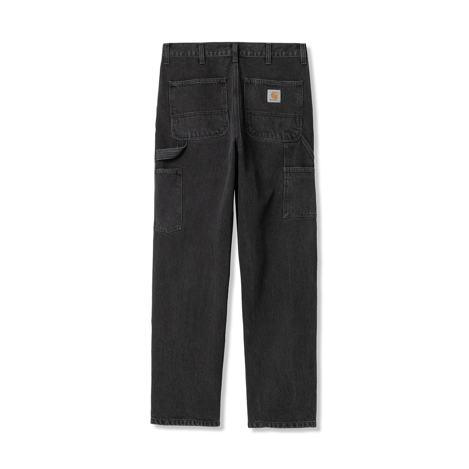 Double Knee Pant, Stone Washed Black