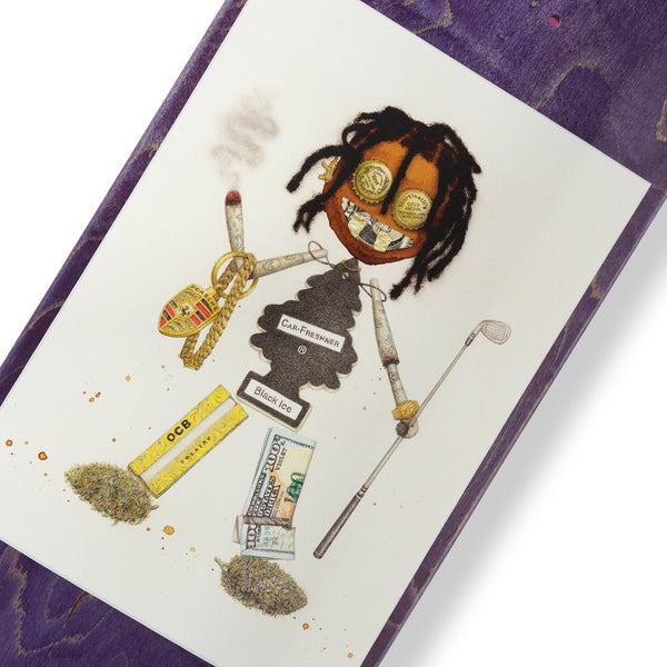 Violet Kader 'Trash Doll' Deck, Purple