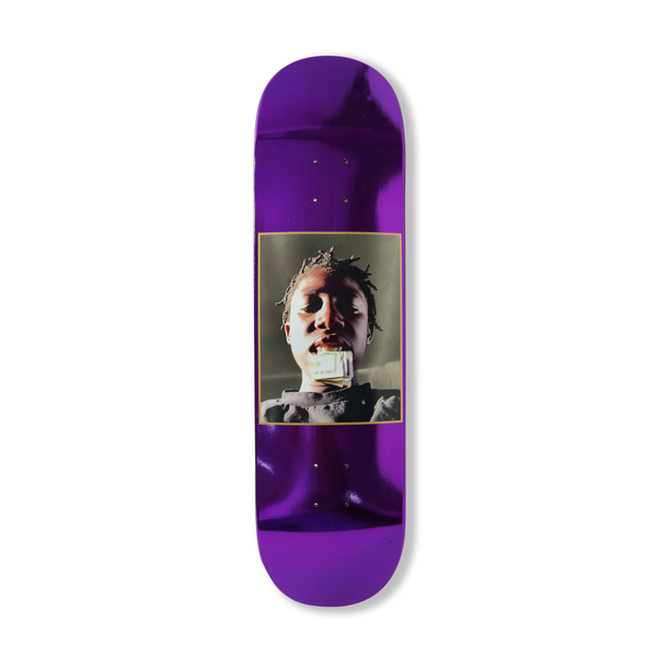 Violet Kader 'Put Your Money Where Your Mouth Is' Deck, Metallic Purple