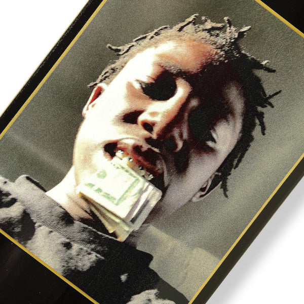 Violet Kader 'Put Your Money Where Your Mouth Is' Deck, Black