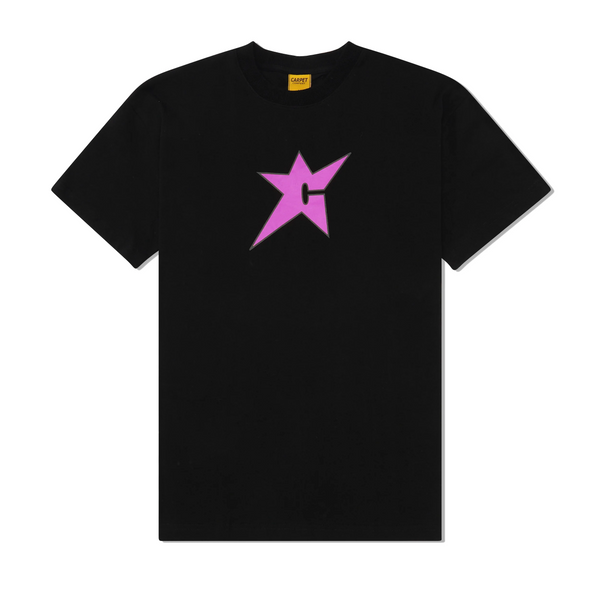 Carpet Company C-Star Logo Tee, Black