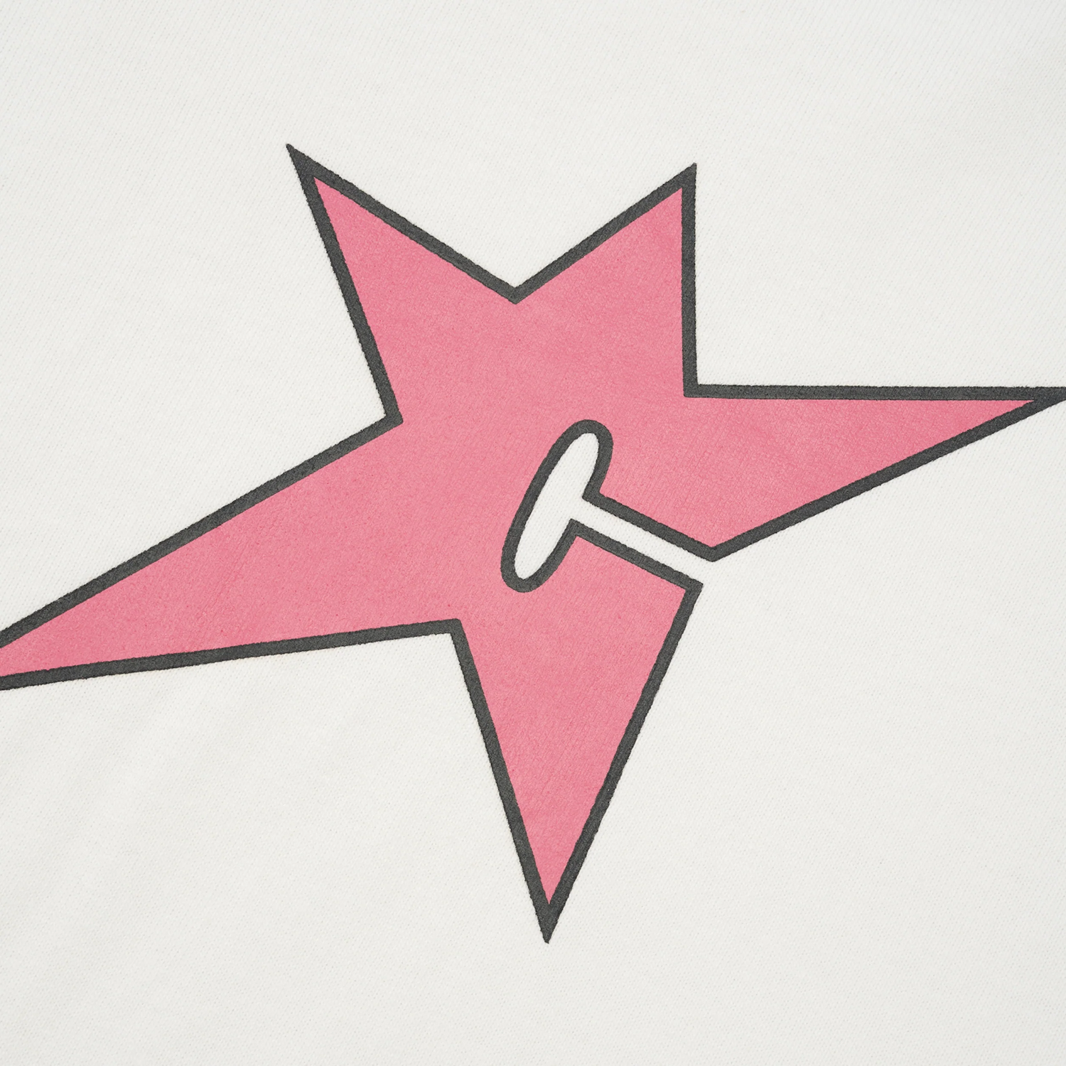 C-Star Logo Tee - White