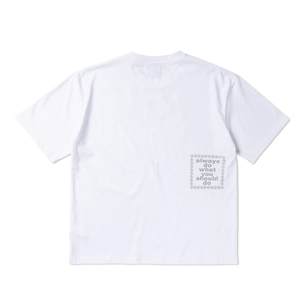 Always Do What You Should Do Girbuard Tee, White