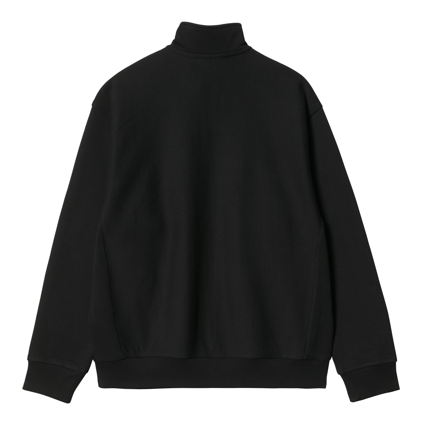 Half Zip American Script Sweat, Black