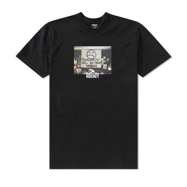 Hockey Much Worse Tee, Black