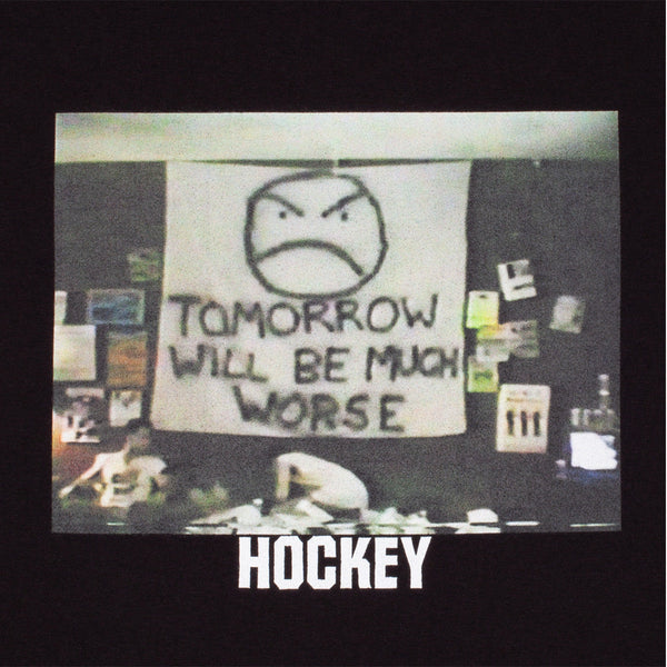 Hockey Much Worse Tee, Black