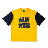 Human Tee, Yellow / Black