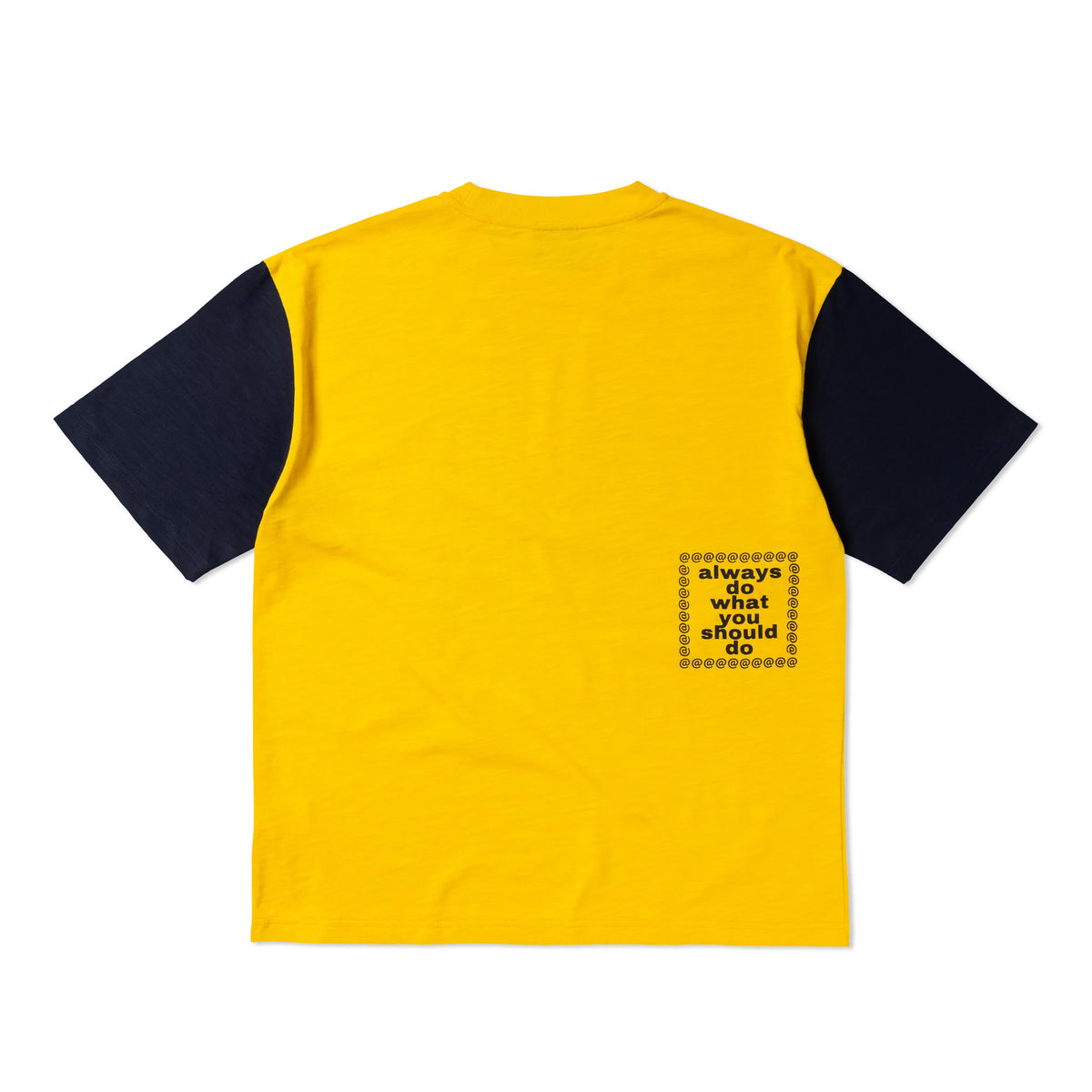 Human Tee, Yellow / Black