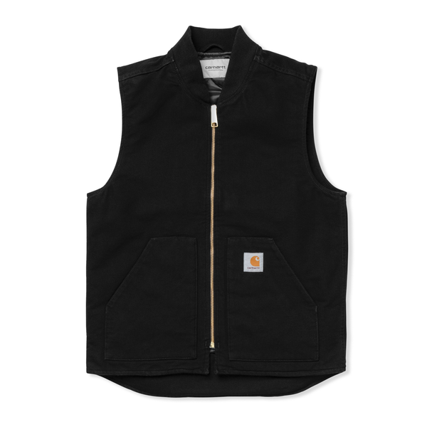 Carhartt WIP Classic Vest, Black Rinsed