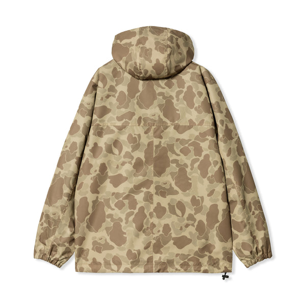 Carhartt WIP Windbreaker Pullover, Camo Duck Desert / Black