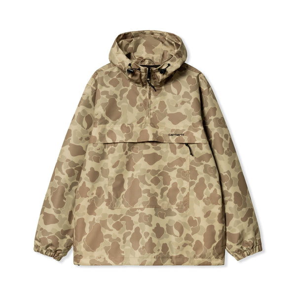 Carhartt WIP Windbreaker Pullover, Camo Duck Desert / Black