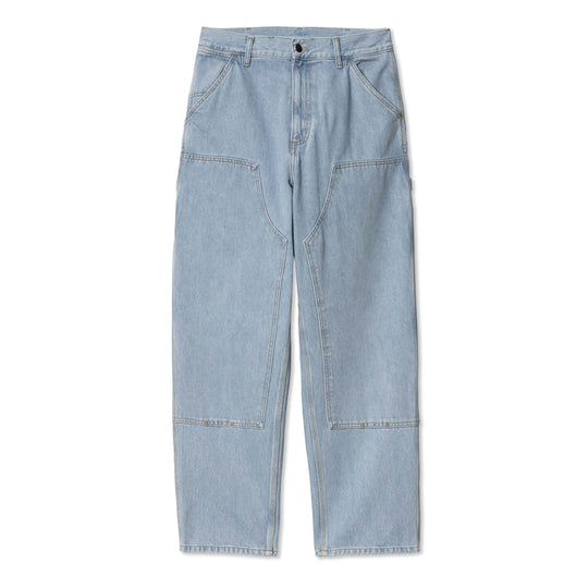 Double Knee Pant, Stone Bleached Blue