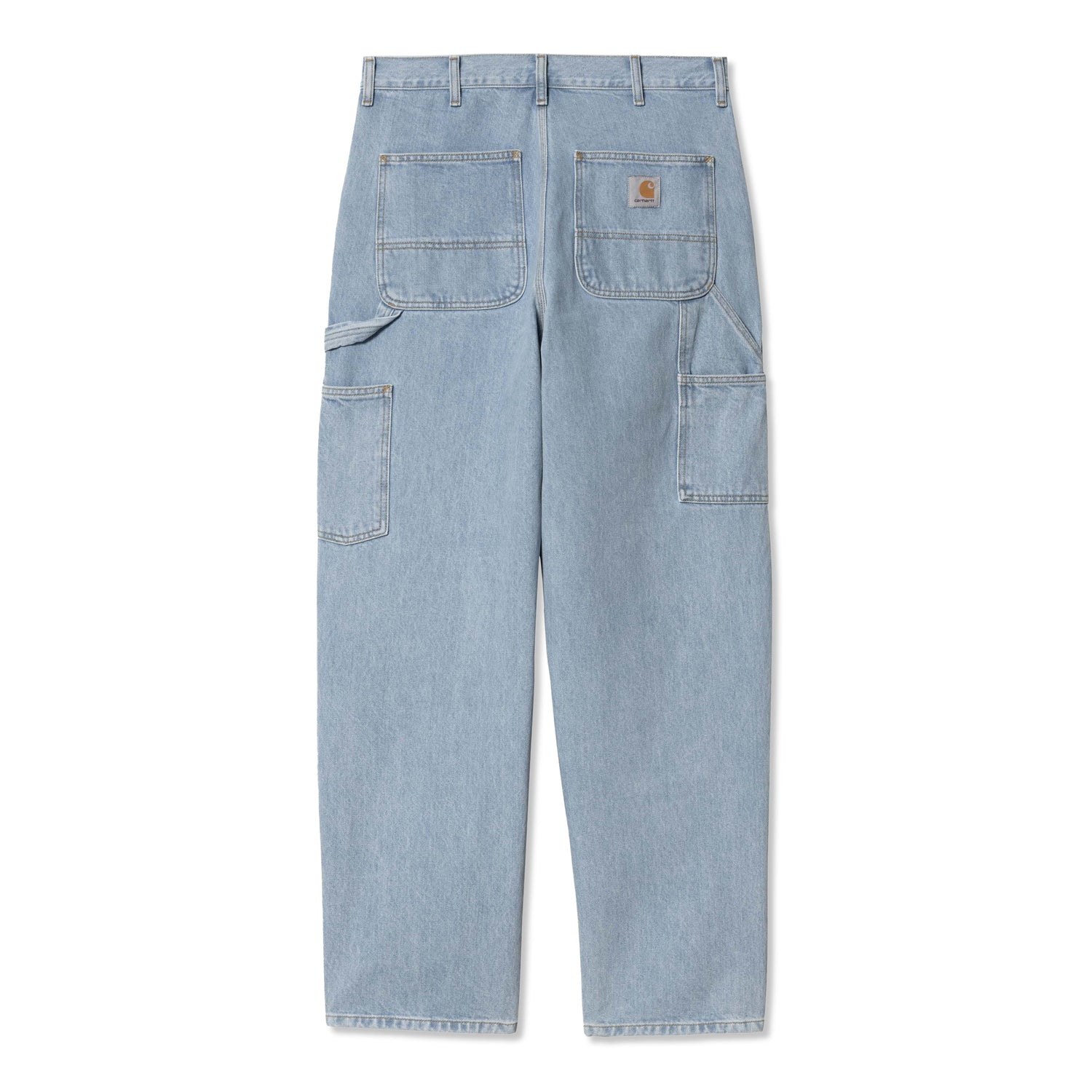 Double Knee Pant, Stone Bleached Blue