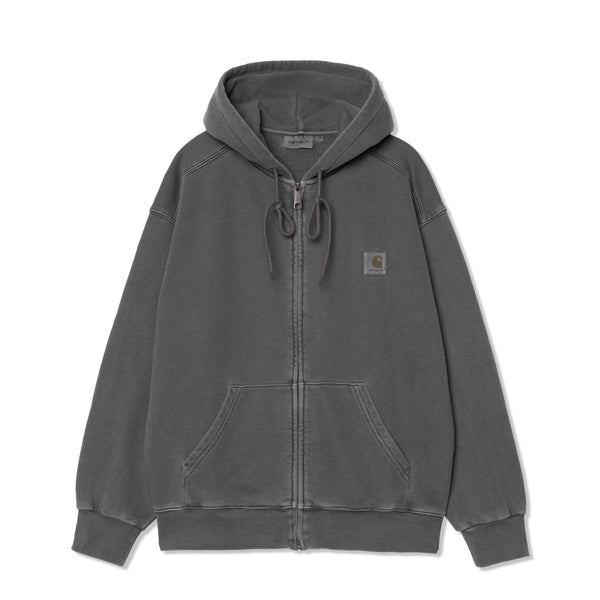 Carhartt WIP Hooded Nelson Jacket, Graphite Garment Dyed