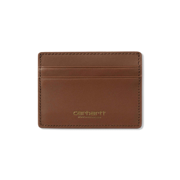 Carhartt WIP Vegas Cardholder, Cognac / Gold