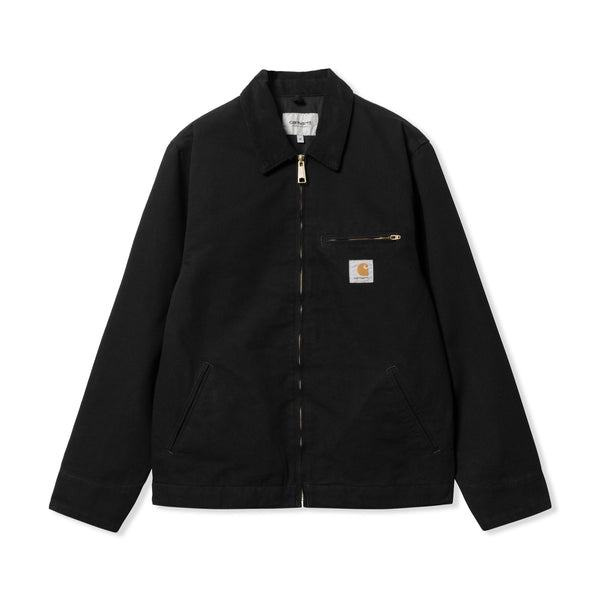 Carhartt WIP Detroit Jacket, Black / Black Rinsed