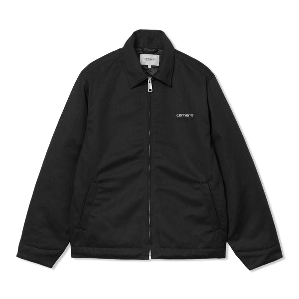 Carhartt WIP Module Script Jacket, Black / White Rigid