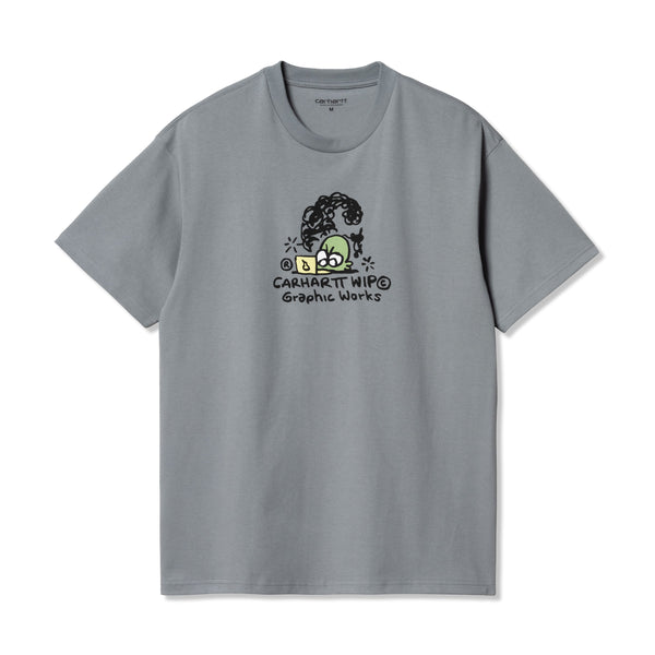 Carhartt WIP Graphic Works Tee, Dove Grey