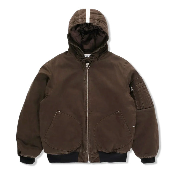 POP Trading Company Hooded Flight Jacket, Delicioso