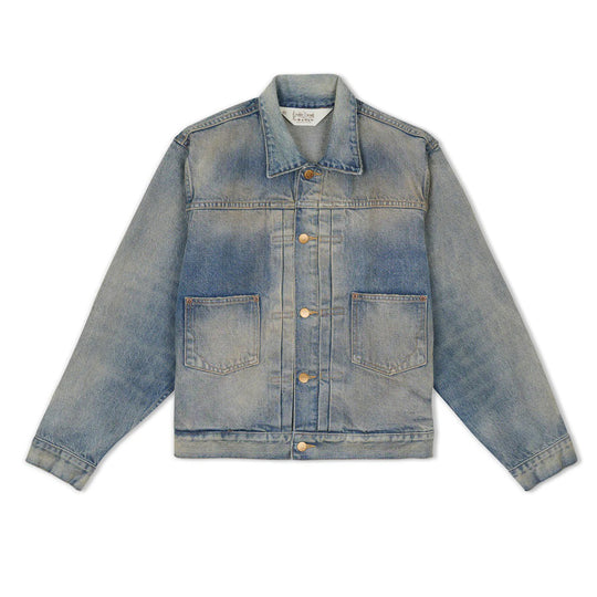 Denim Trucker Jacket, Washed Indigo