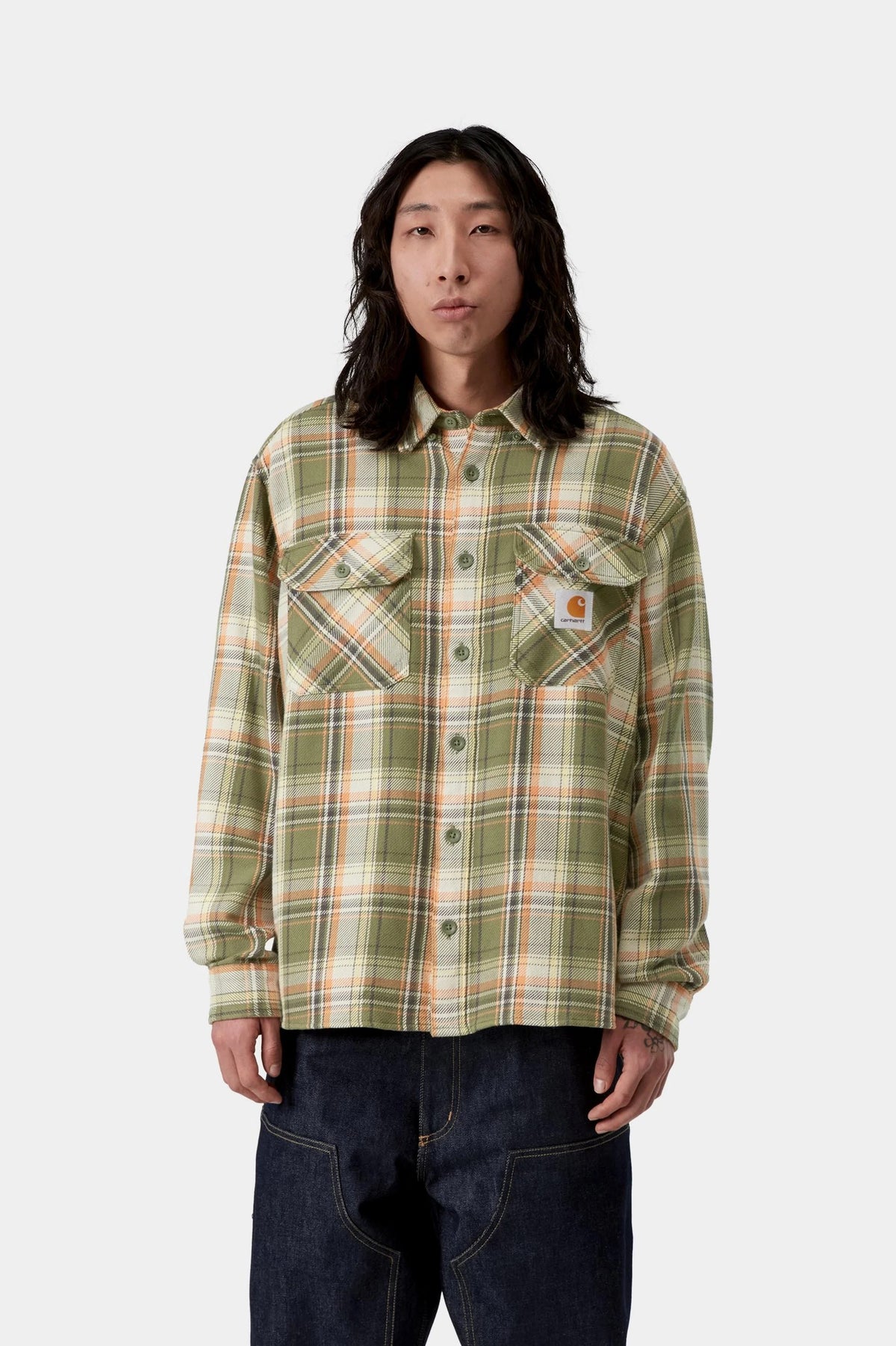 L/S Tunick Shirt, Dollar Green