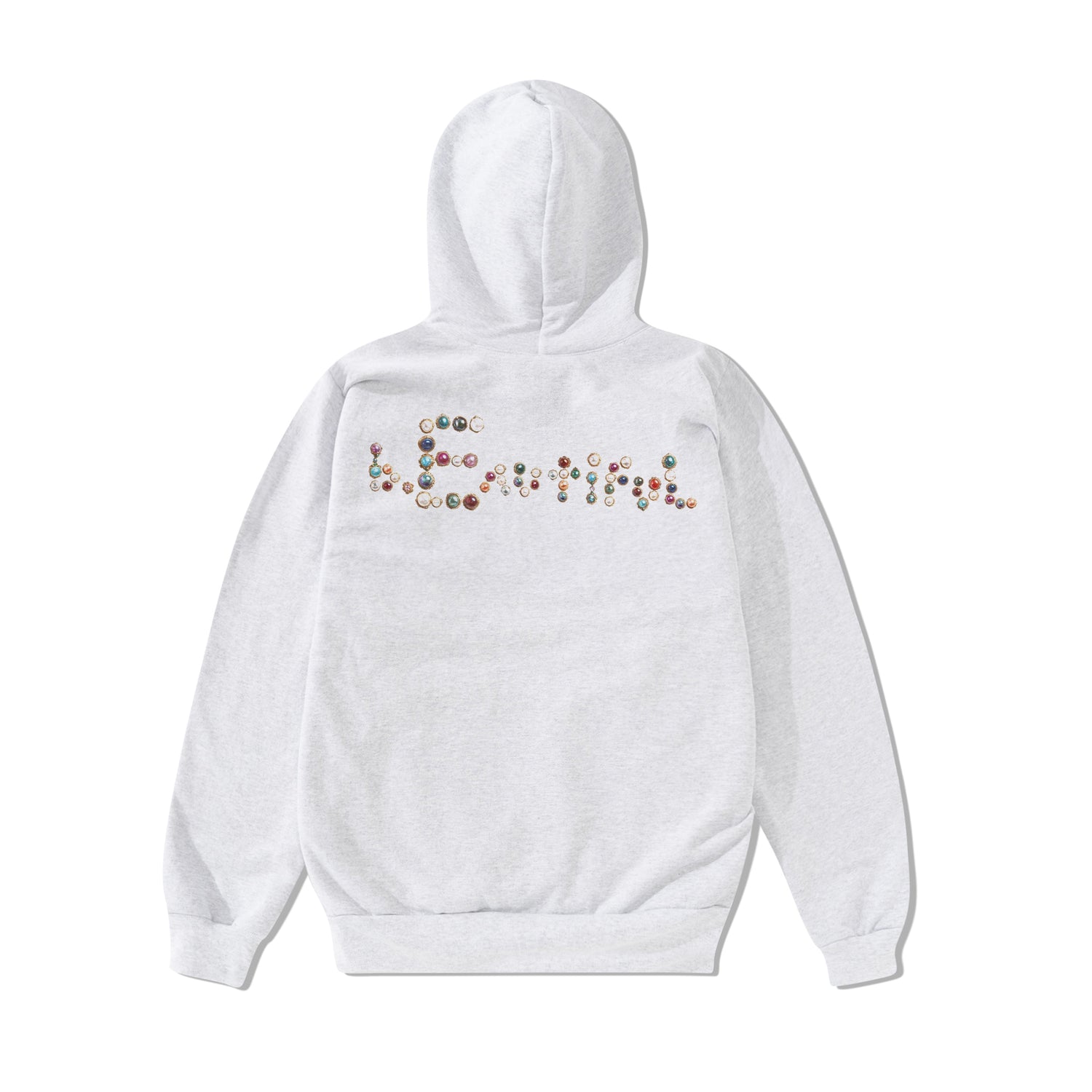 Jewel Pullover Hood, Heather Grey
