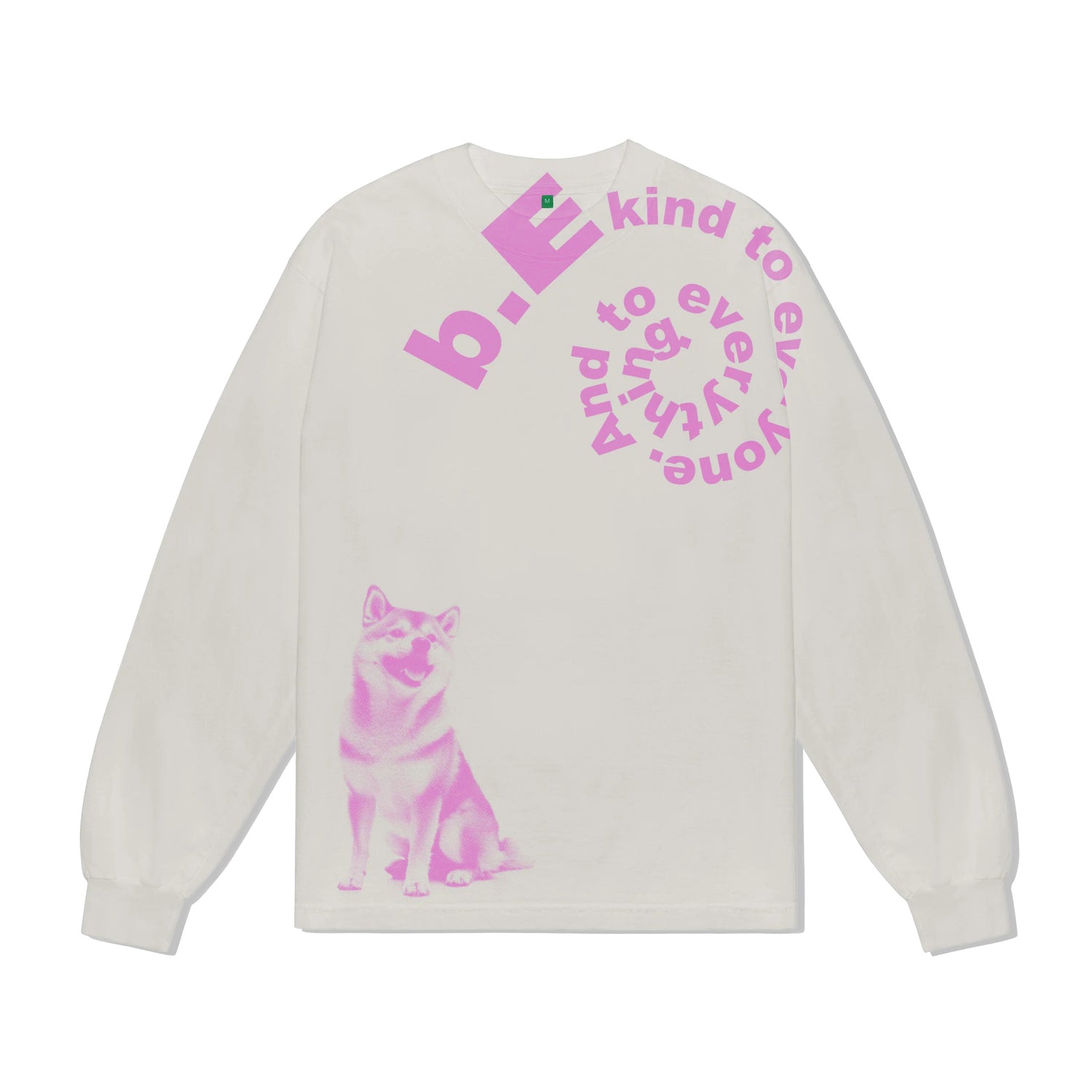 Shiba Long Sleeve Tee, Cement