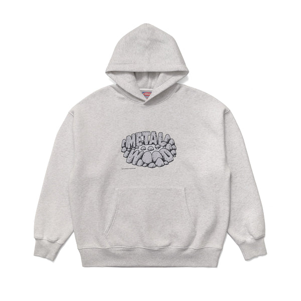 Metalwood Stonehenge Hooded Sweatshirt, Heather Grey