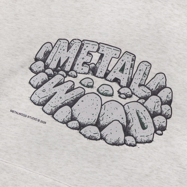 Metalwood Stonehenge Hooded Sweatshirt, Heather Grey
