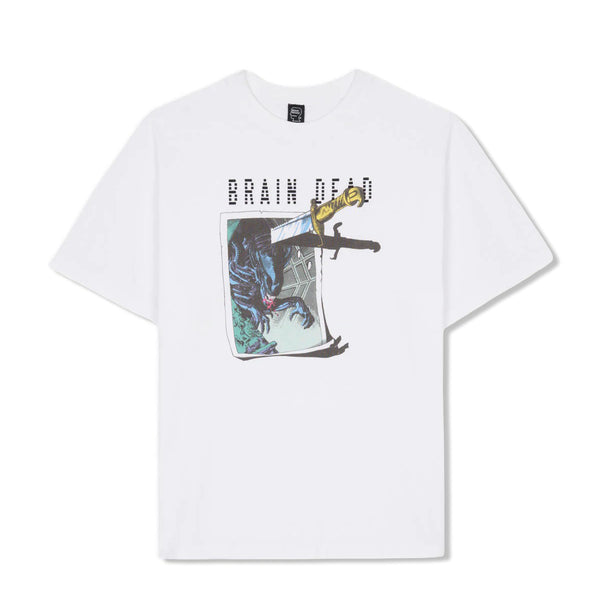 Brain Dead Brain Dead x Aliens Target Practice Tee, White