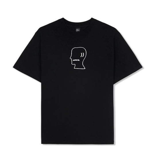 Brain Dead Logohead Tee, Black