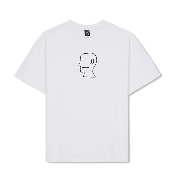 Brain Dead Brain Dead Logohead Tee, White